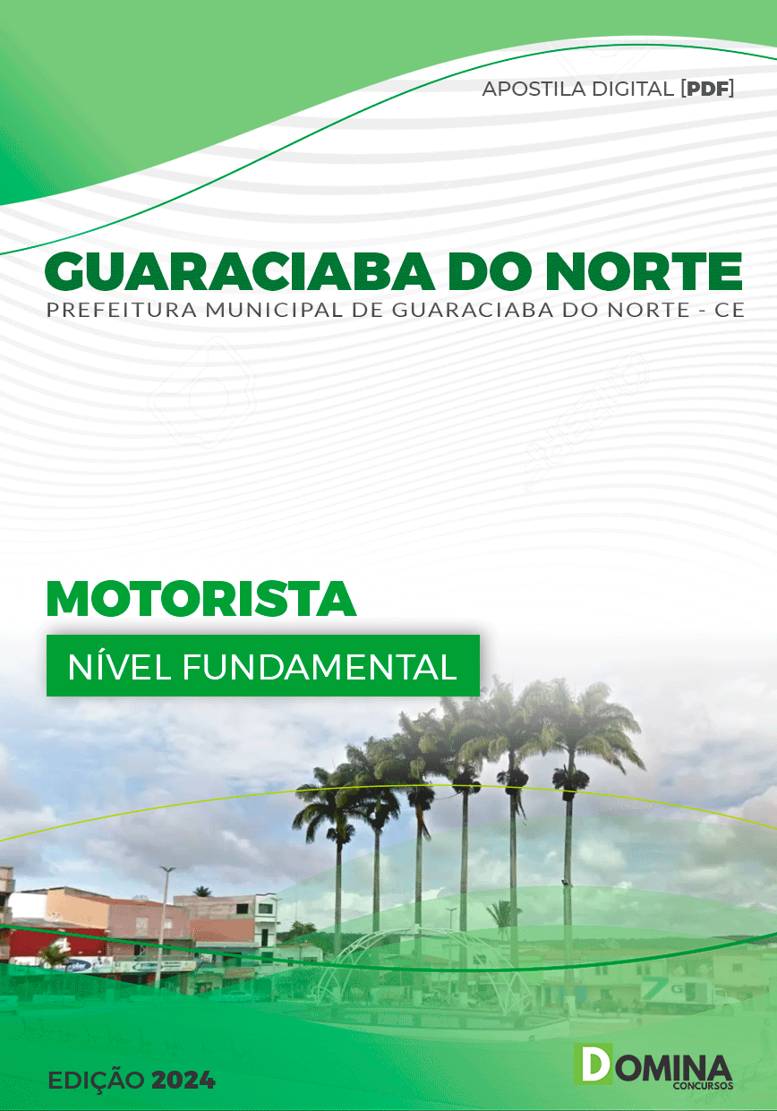 Apostila Motorista Guaraciaba do Norte CE 2024