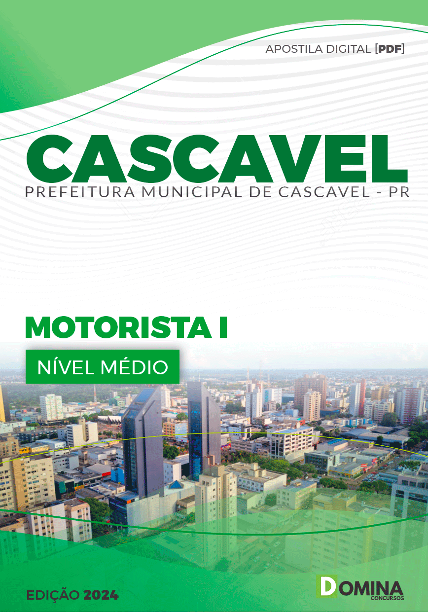 Apostila Motorista Cascavel PR 2024