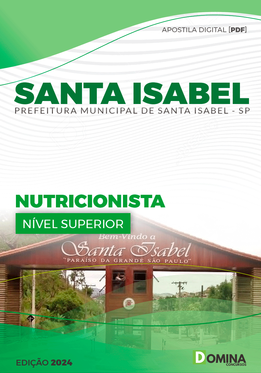 Apostila Nutricionista Santa Isabel SP 2024