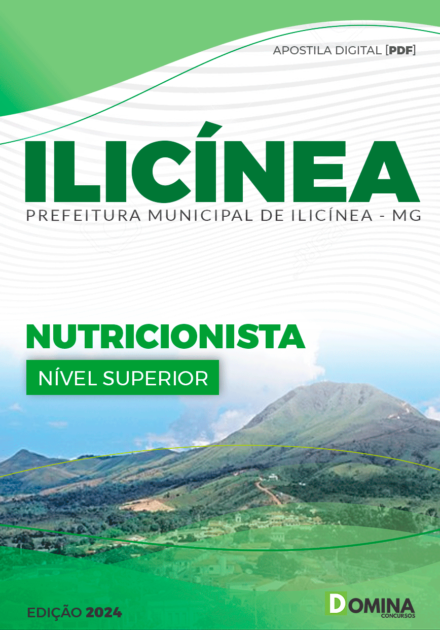 Apostila Ilicínea MG 2024 Nutricionista