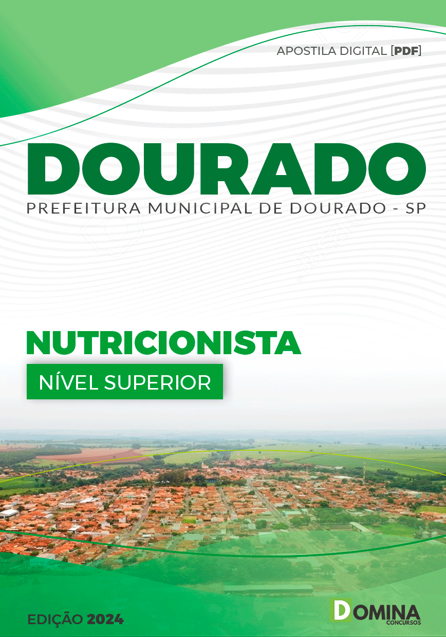 Apostila Dourado SP 2024 Nutricionista