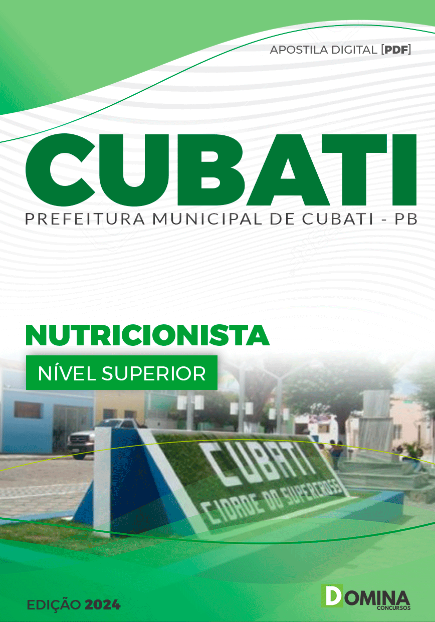 Apostila Cubati PB 2024 Nutricionista