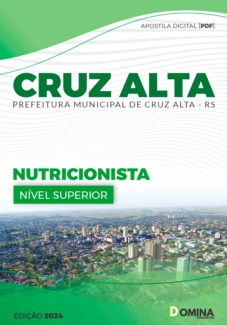 Apostila Nutricionista Cruz Alta RS 2024