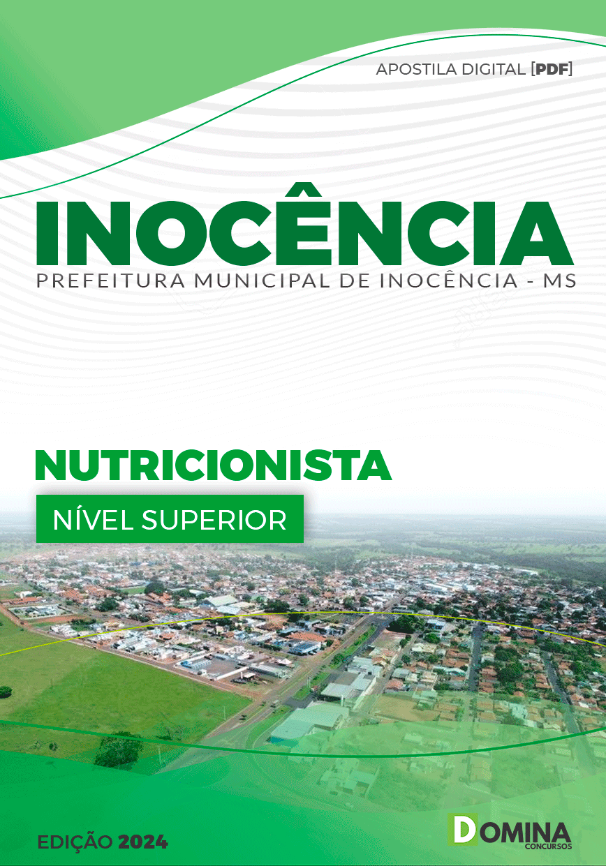 Apostila Inocência MS 2024 Nutricionista