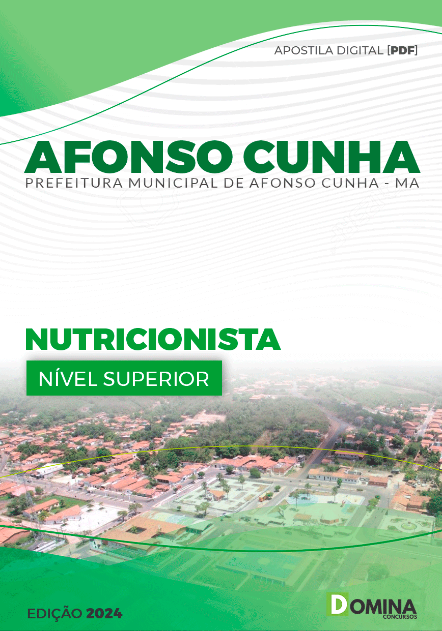 Apostila Afonso Cunha MA 2024 Nutricionista