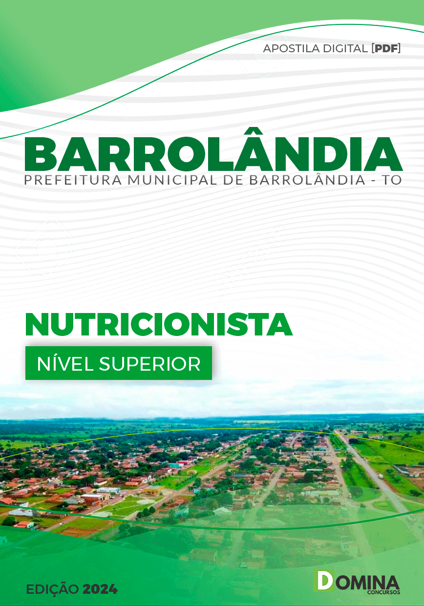 Apostila Barrolândia TO 2024 Nutricionista