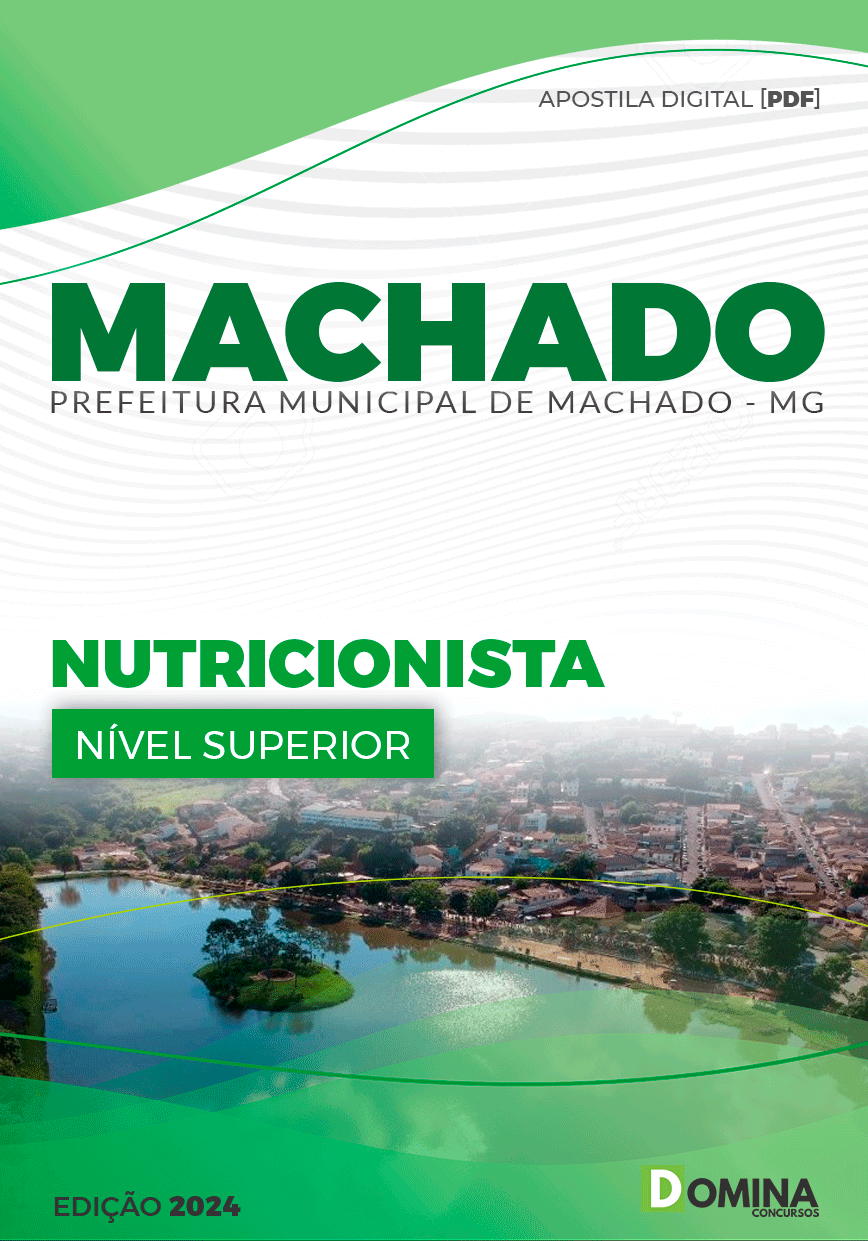 Apostila Nutricionista Machado MG 2024