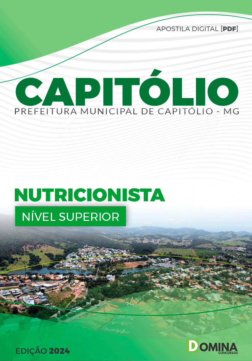 Apostila Capitólio MG 2024 Nutricionista