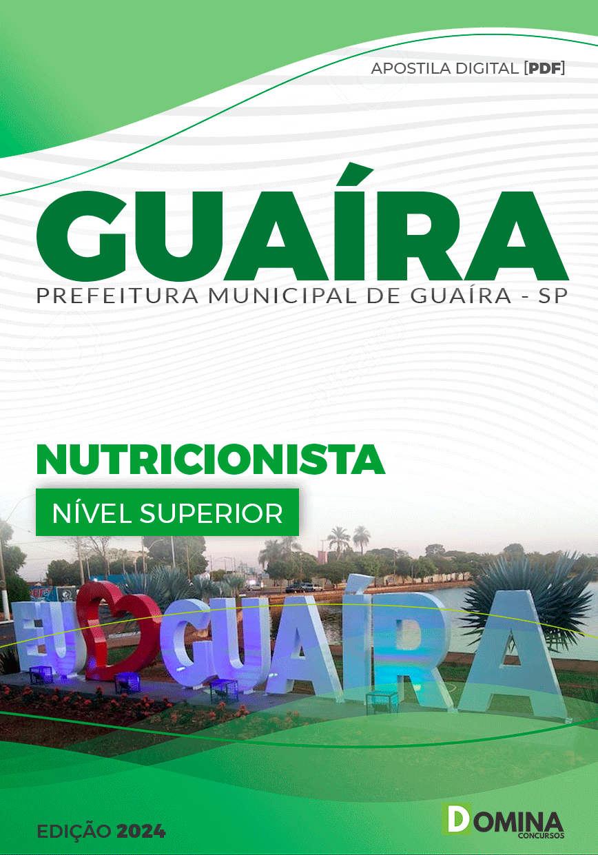 Apostila Nutricionista Guaíra SP 2024