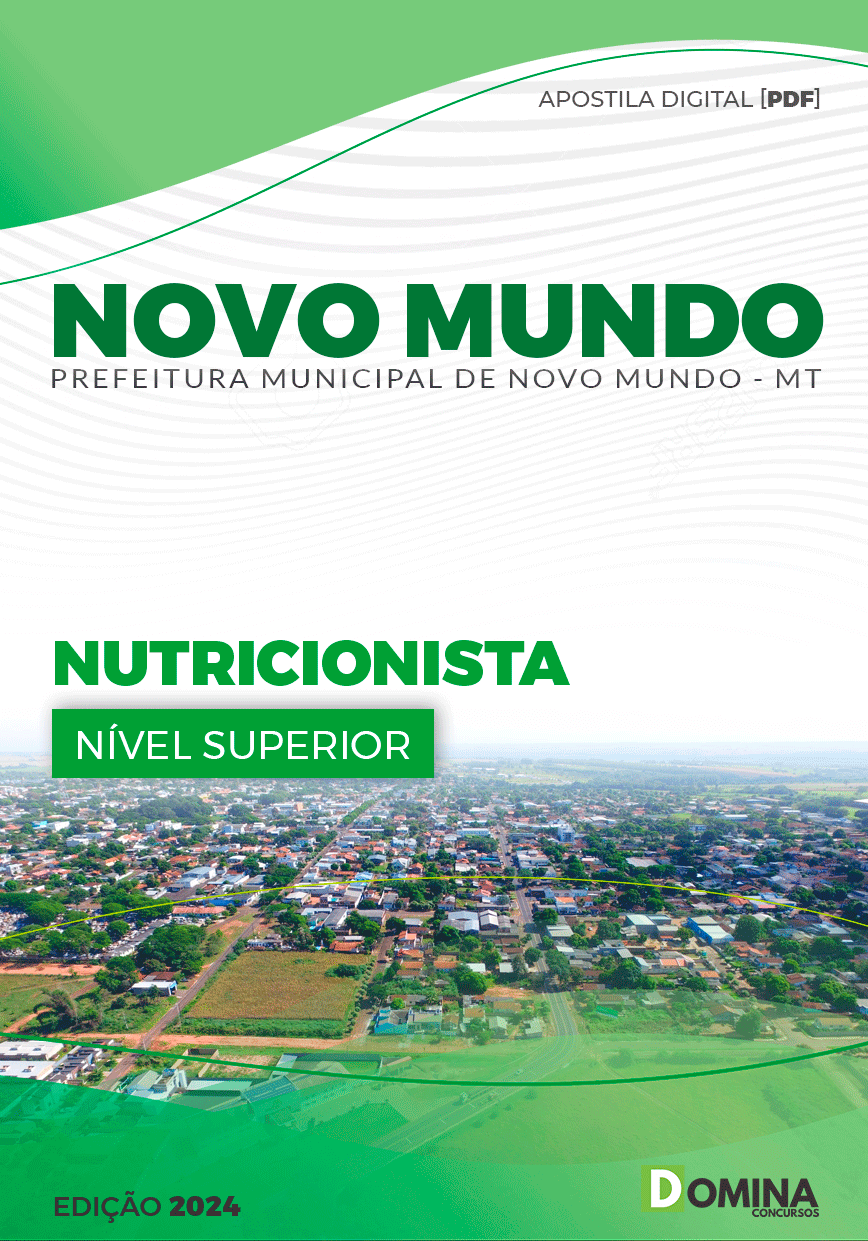 Apostila Novo Mundo MT 2024 Nutricionista