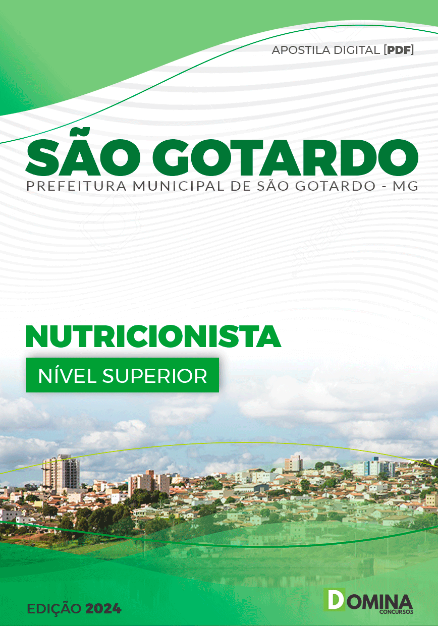 Apostila Nutricionista São Gotardo MG 2024