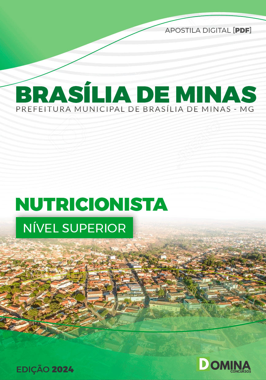 Apostila Brasília De Minas MG 2024 Nutricionista