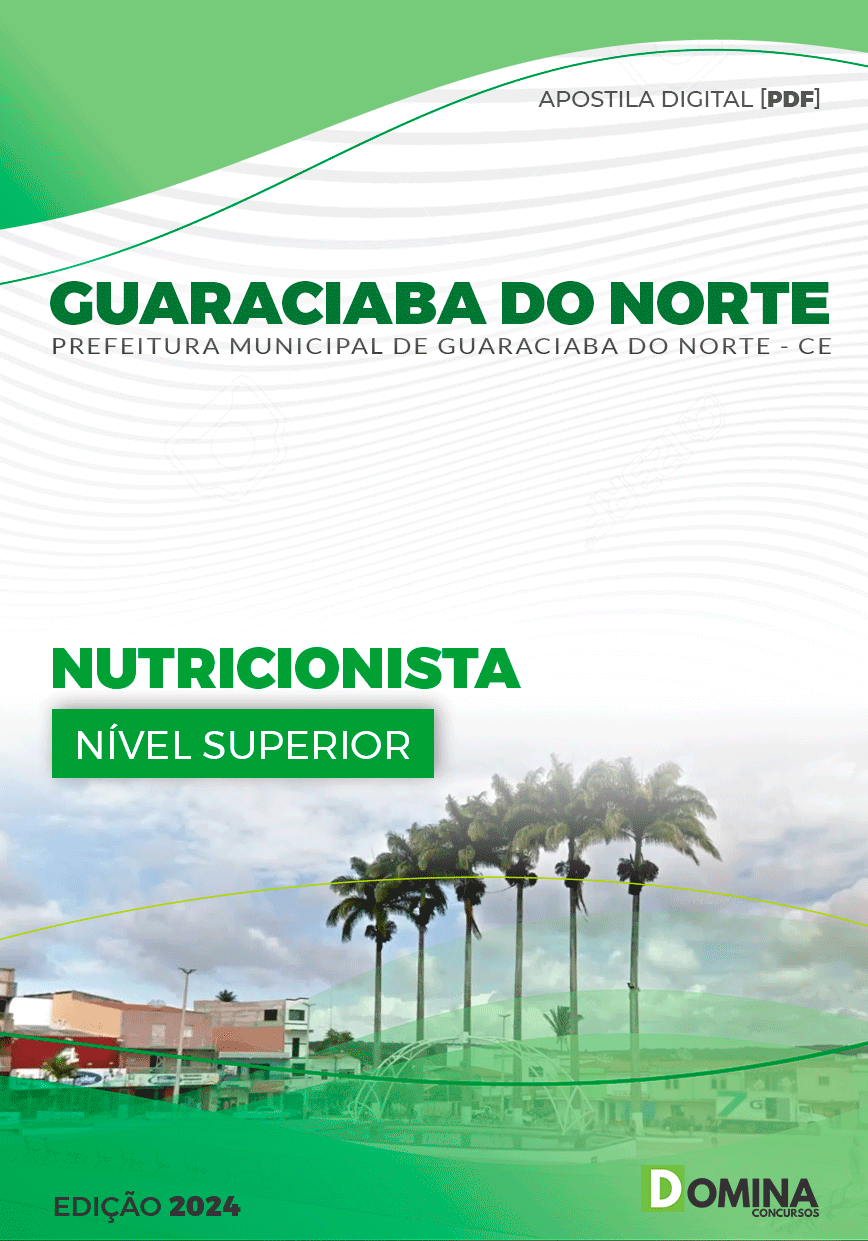 Apostila Nutricionista Guaraciaba do Norte CE 2024