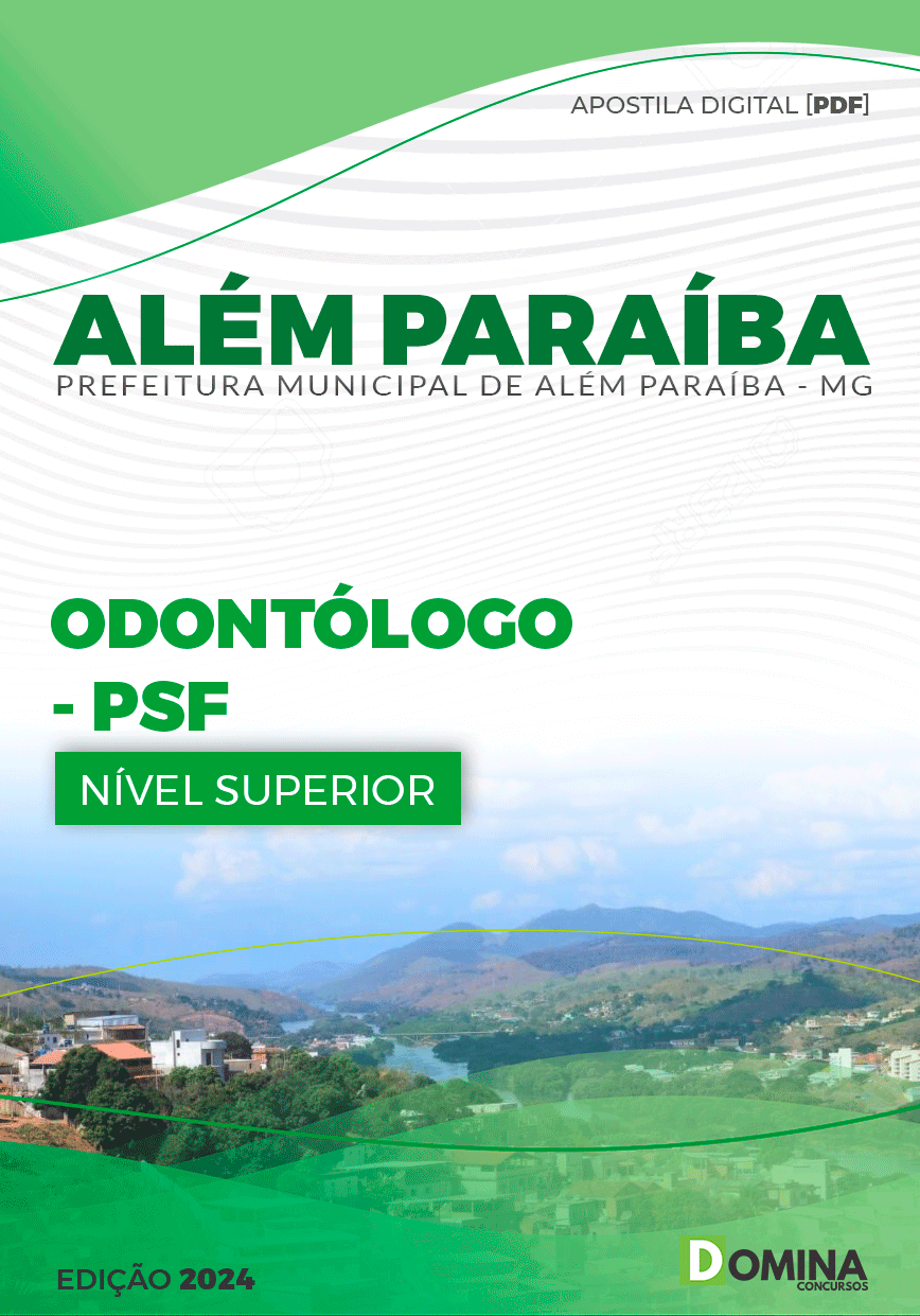 Apostila Odontólogo PSF Além Paraíba MG 2024