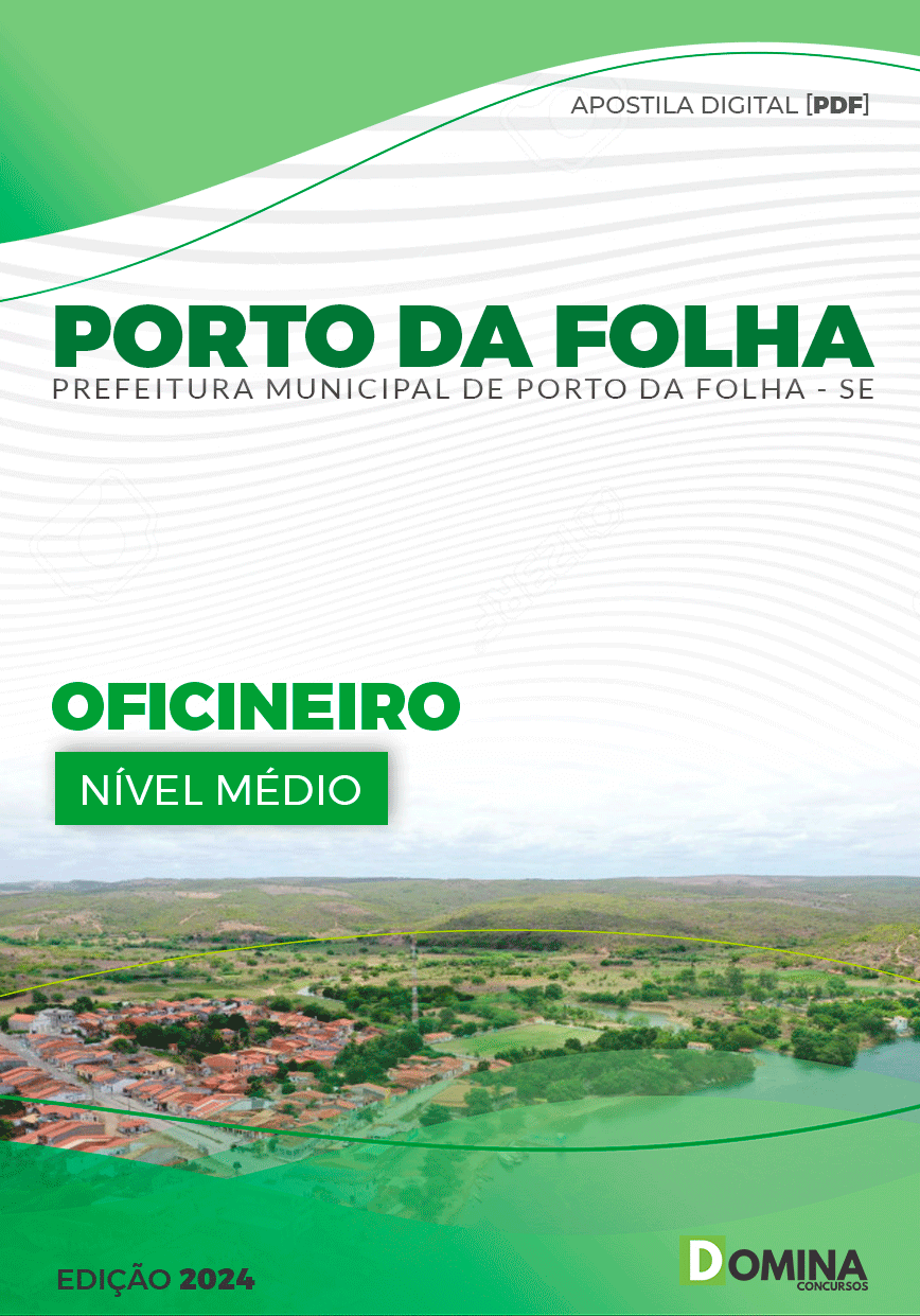 Apostila Porto Da Folha SE 2024 Oficineiro