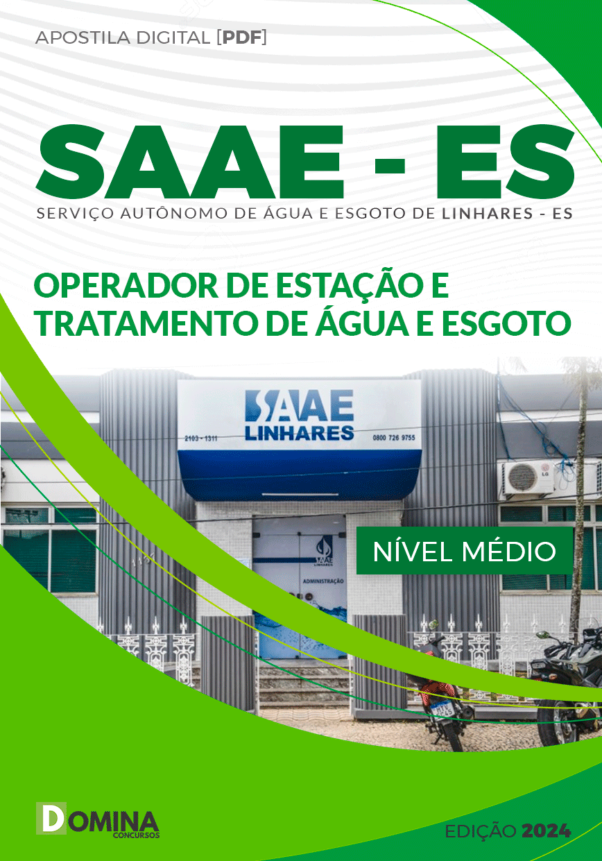 Apostila SAAE ES 2024 Operador ETAE