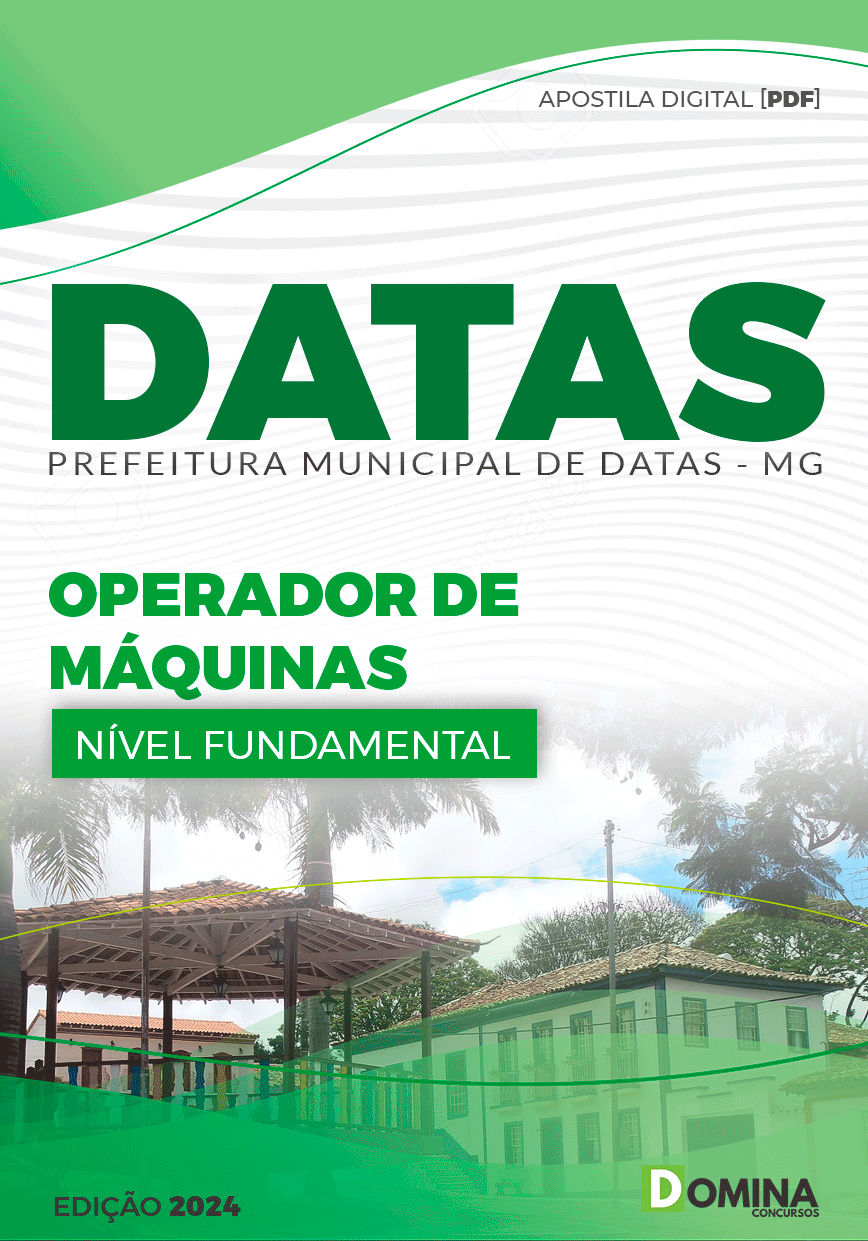 Apostila Operador de Máquinas Datas MG 2024