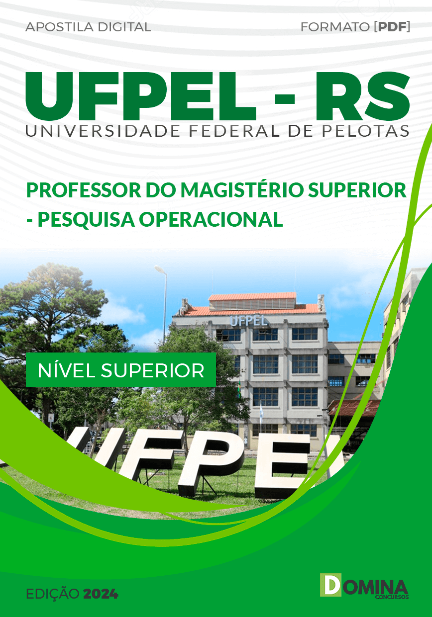 Apostila Professor de Pesquisa Operacional UFPel RS 2024