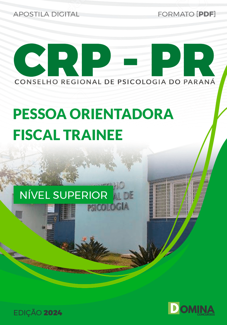 Apostila Pessoa Orientadora Fiscal Trainee CRP PR 2024