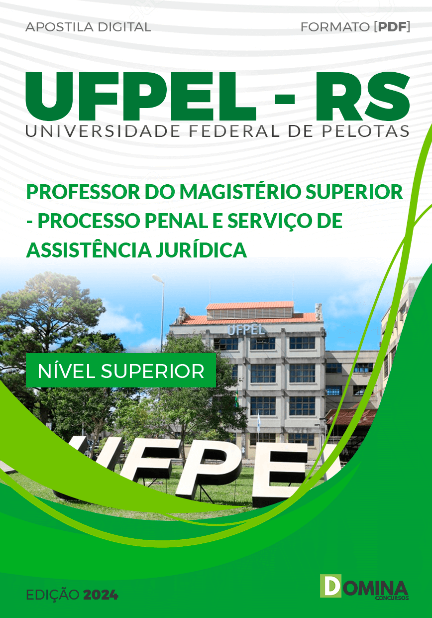 Apostila Professor de Processo Penal UFPel RS 2024