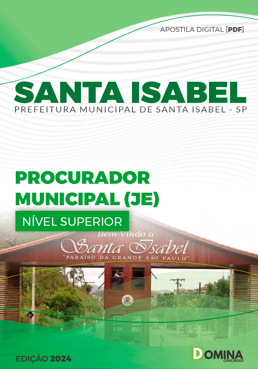 Apostila Procurador Municipal JE Santa Isabel SP 2024