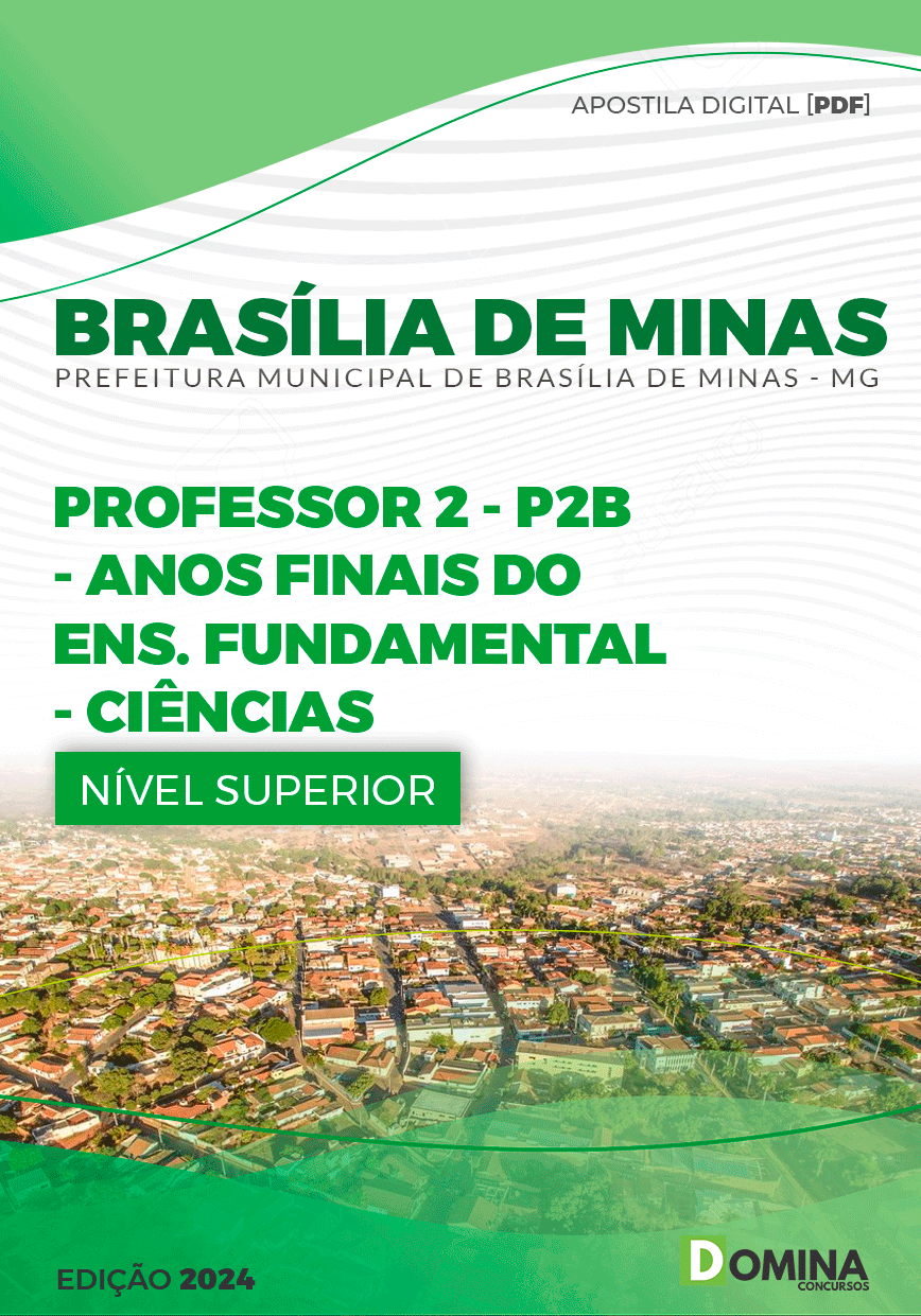 Apostila Brasília De Minas MG 2024 Professor De Ciências