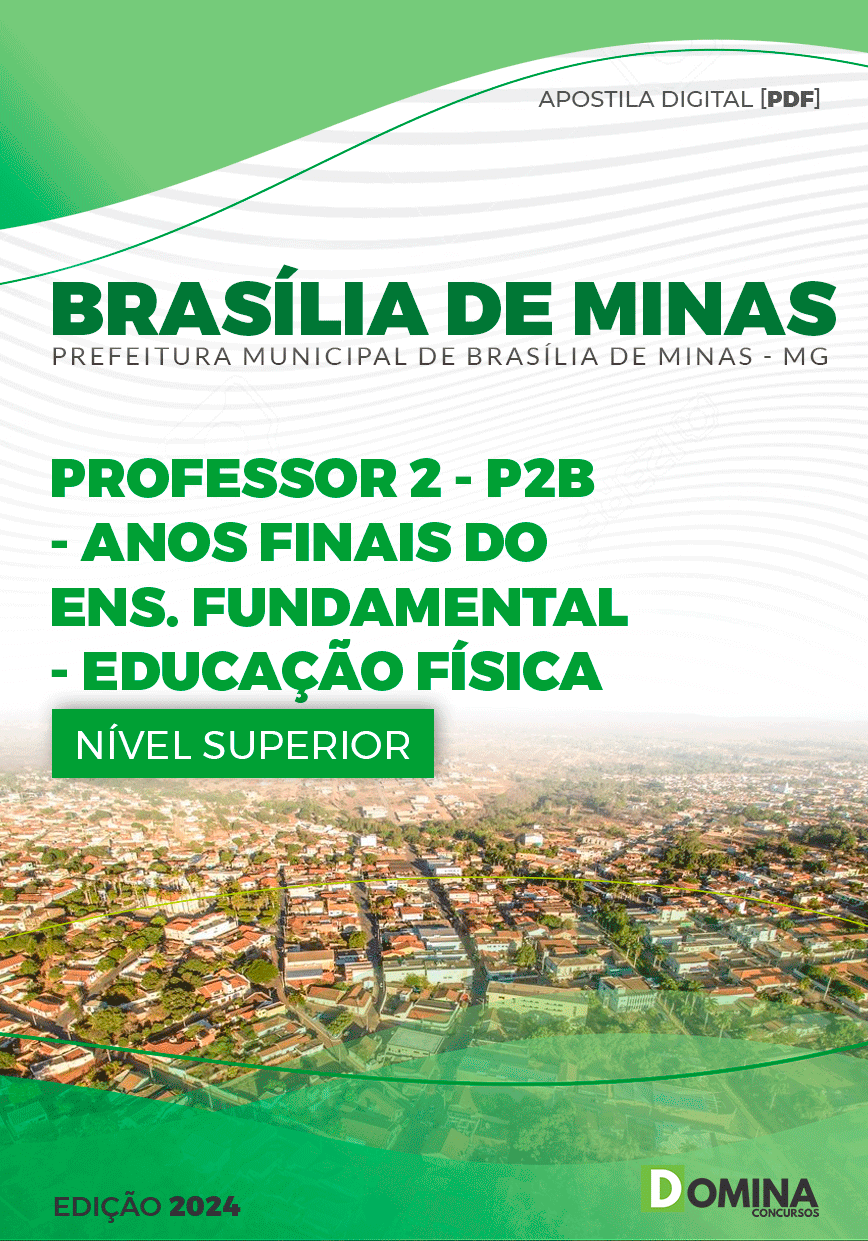 Apostila Brasília De Minas MG 2024 Professor De Educação Física