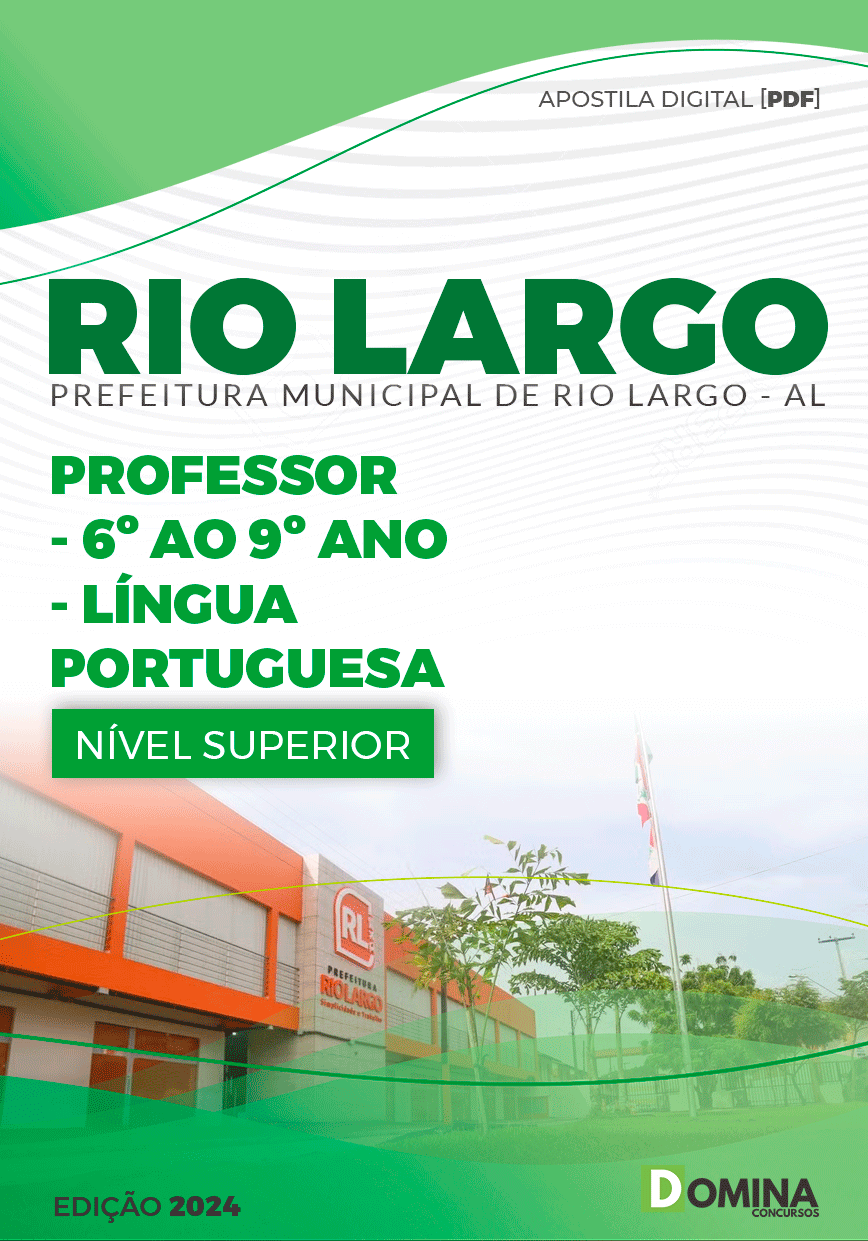 Apostila Professor de Português Rio Largo AL 2024