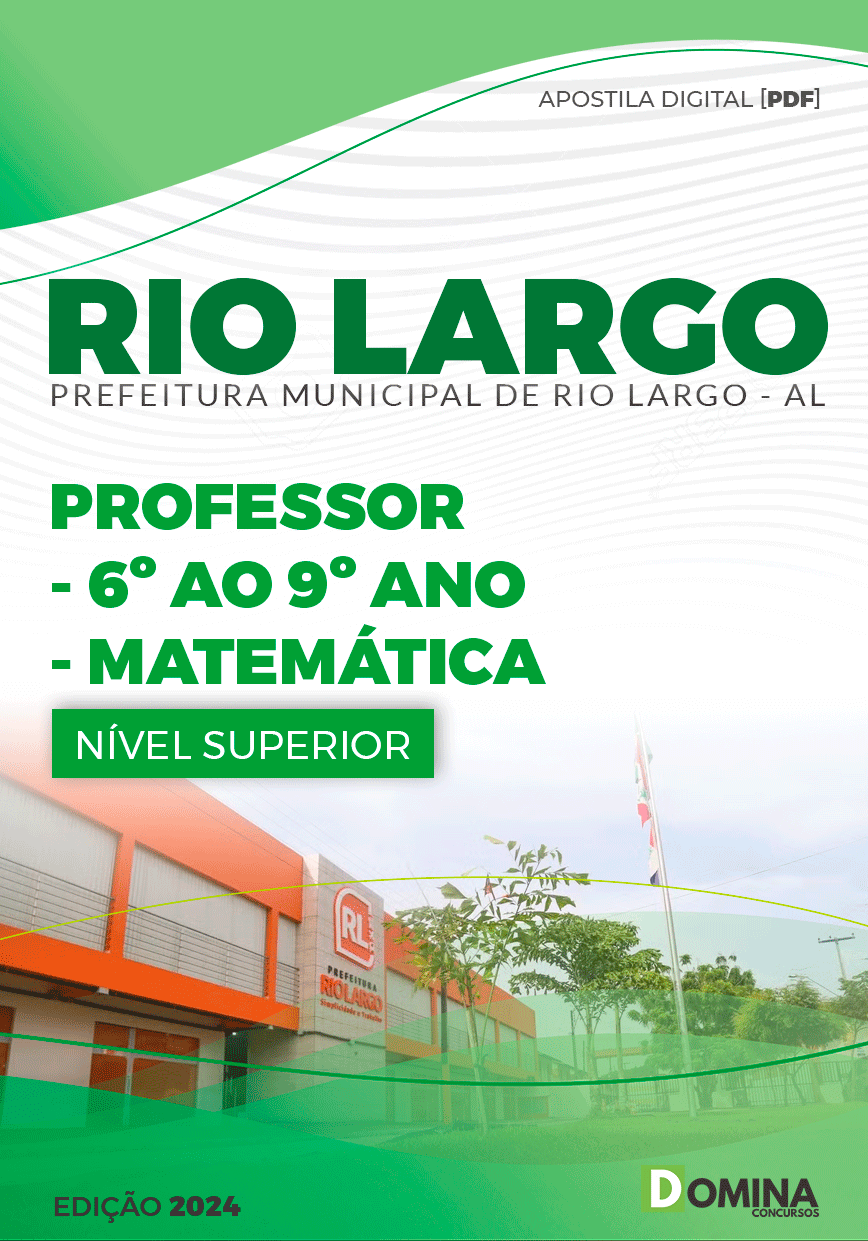 Apostila Professor de Matemática Rio Largo AL 2024