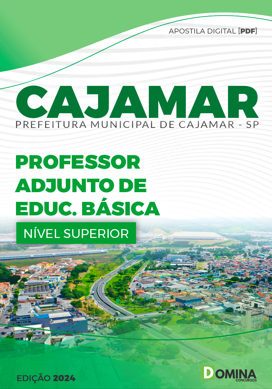 Apostila Cajamar SP 2024 Professor Adjunto De Educação Básica