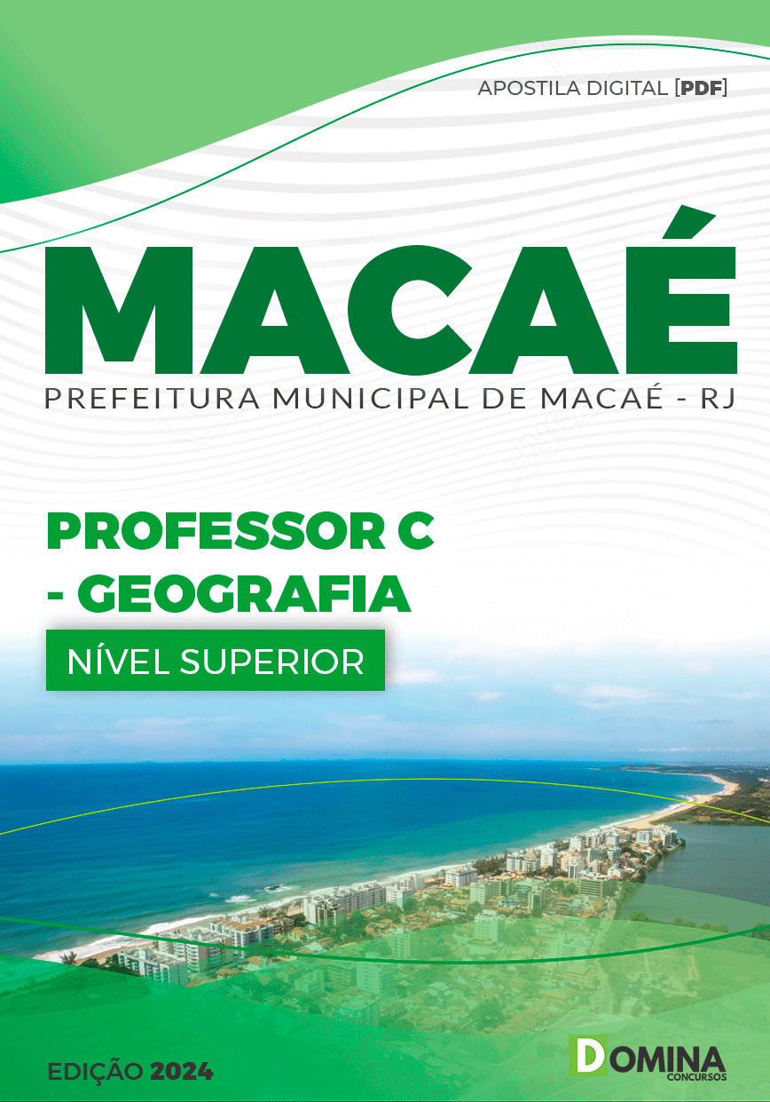 Apostila Professor de Geografia Macaé RJ 2024