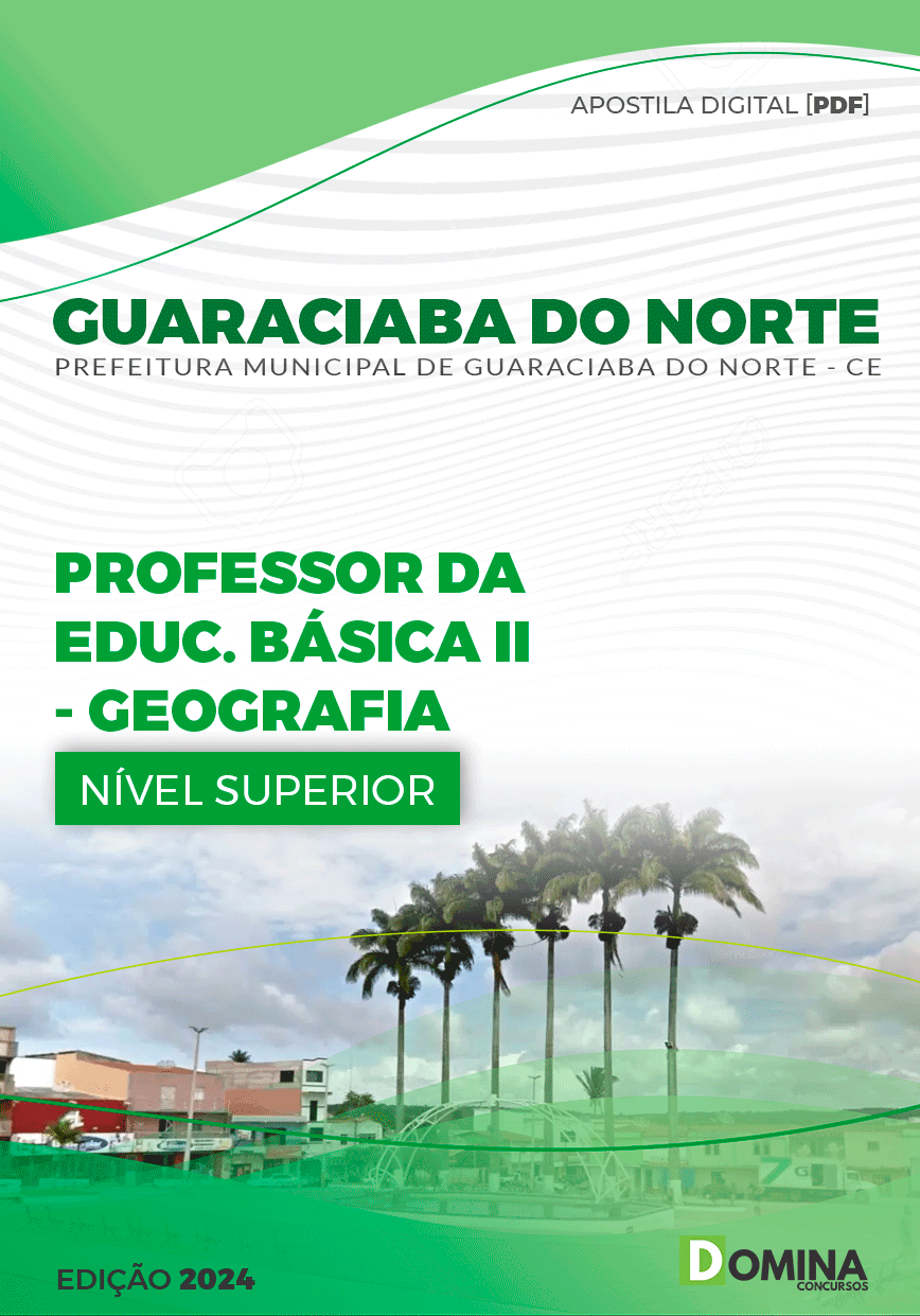 Apostila Professor de Geografia Guaraciaba do Norte CE 2024