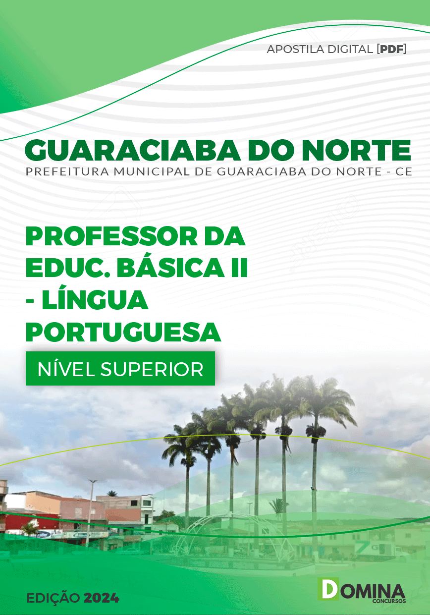 Apostila Professor de Português Guaraciaba do Norte CE 2024