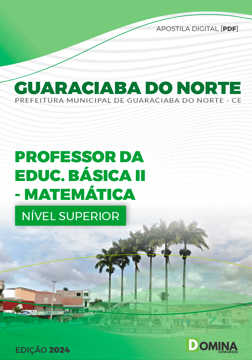 Apostila Professor de Matemática Guaraciaba do Norte CE 2024