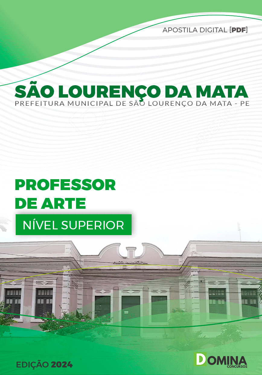 Apostila Professor de Artes São Lourenço da Mata PE 2024