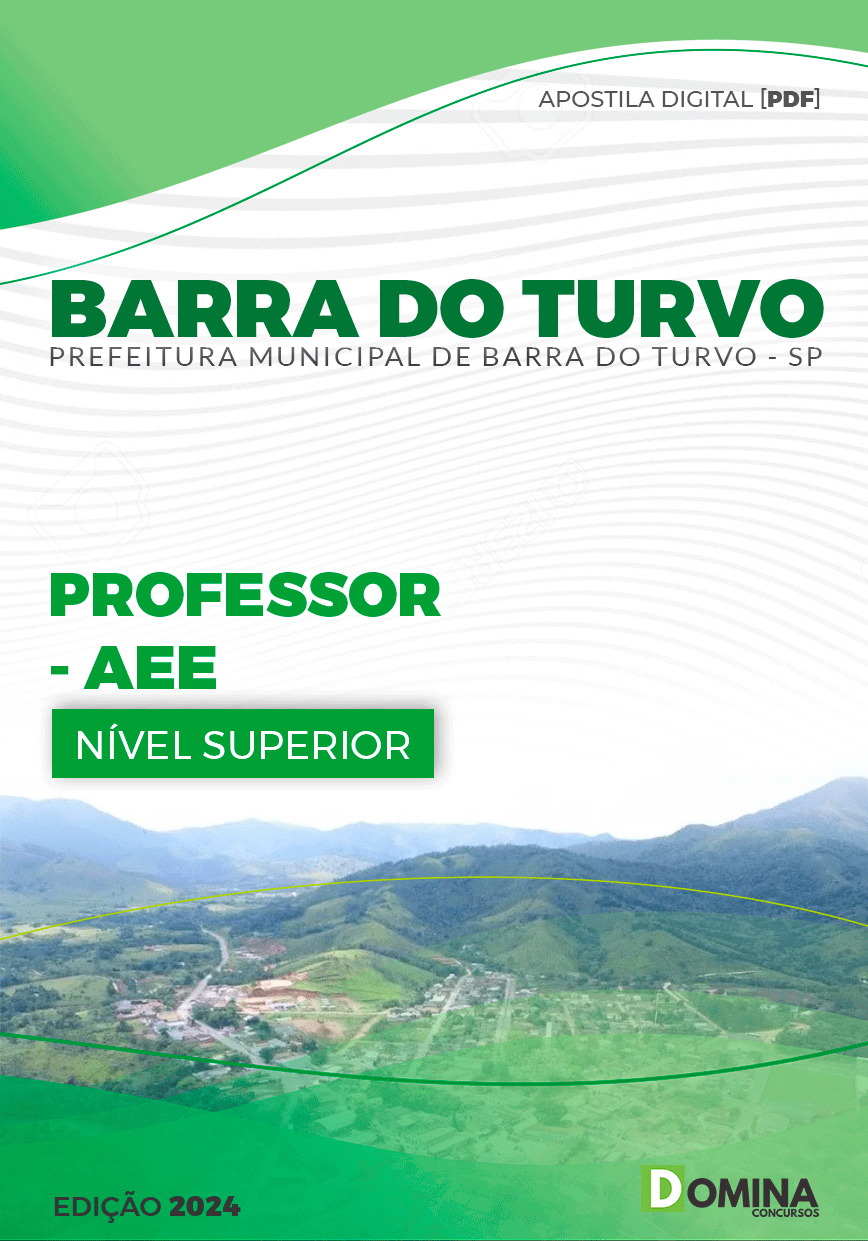 Apostila Barra do Turvo SP 2024 Professor AEE