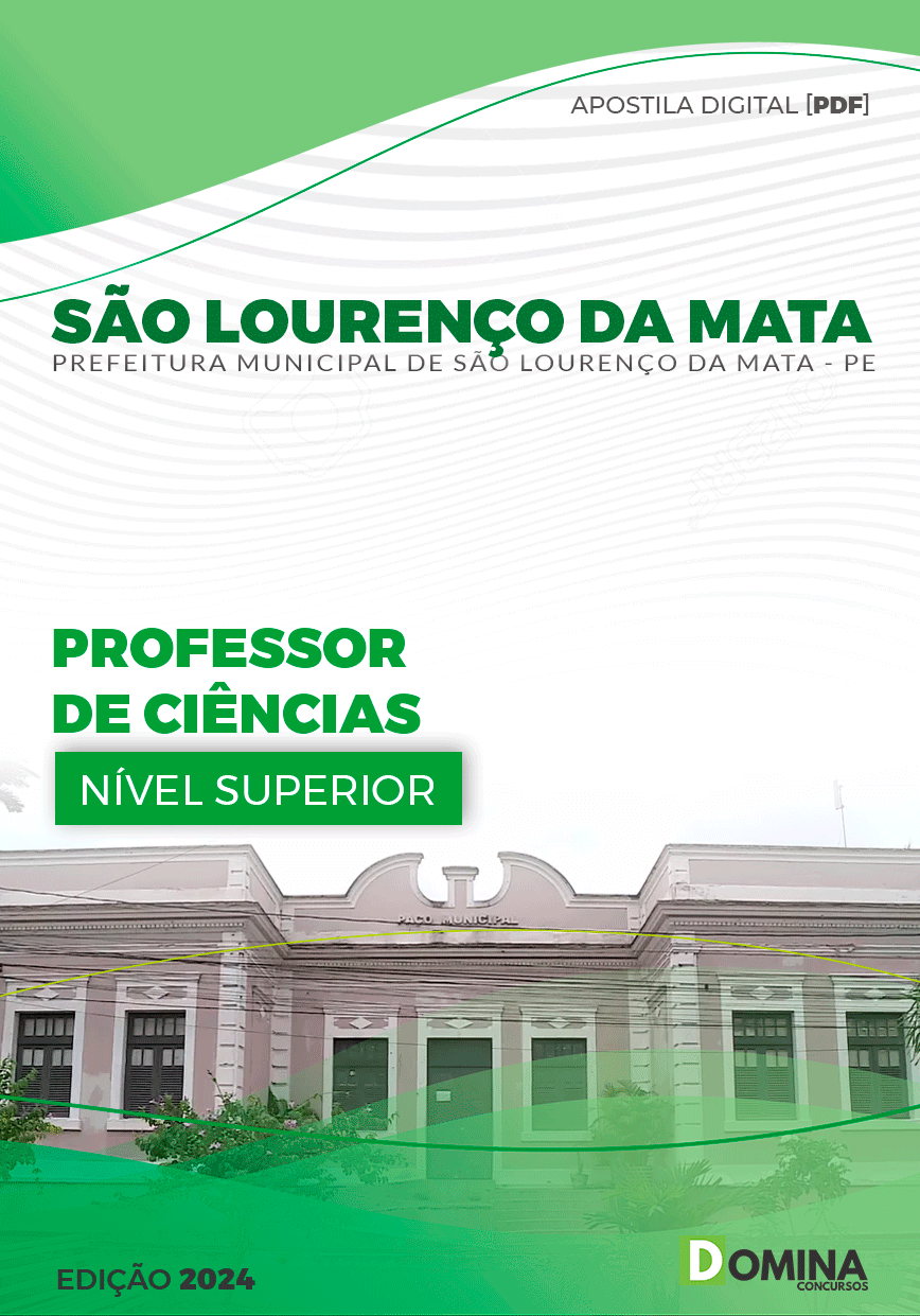 Apostila Professor de Ciências São Lourenço da Mata PE 2024