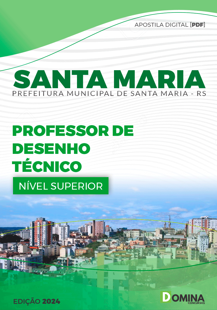 Apostila Professor de Desenho Técnico Santa Maria RS 2024