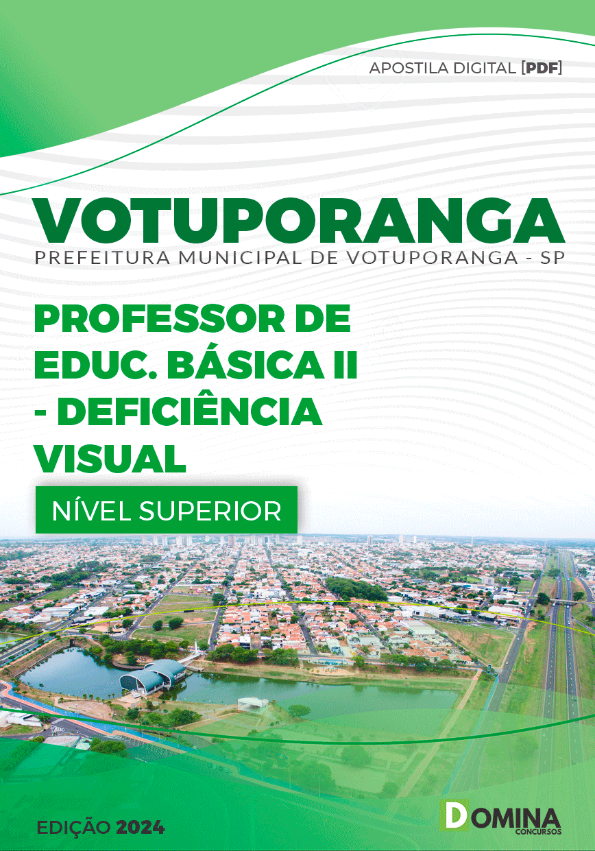 Apostila Professor de Deficiência Visual Votuporanga SP 2024