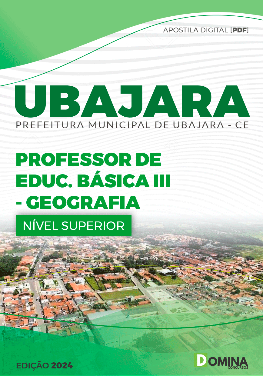 Apostila Professor de Geografia Ubajara CE 2024