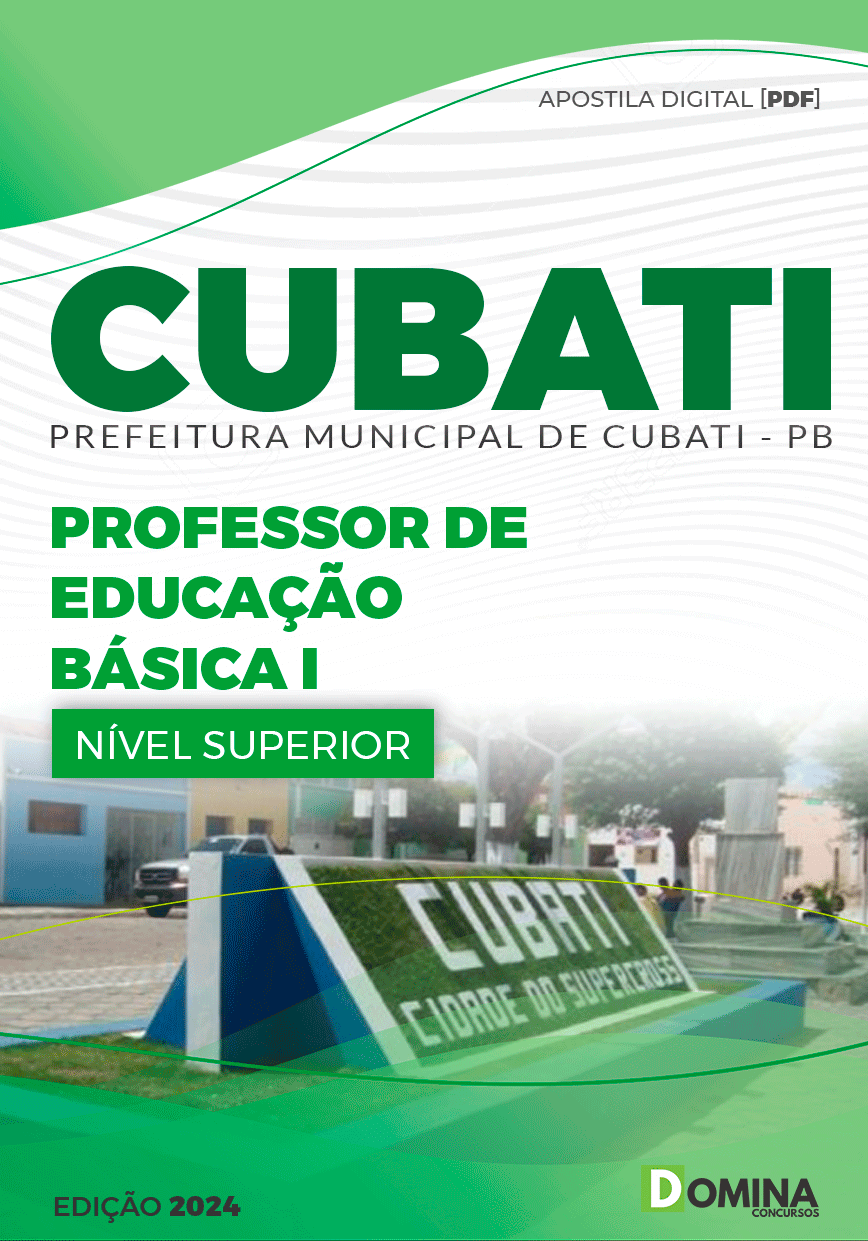 Apostila Cubati PB 2024 Professor De Educação Básica I