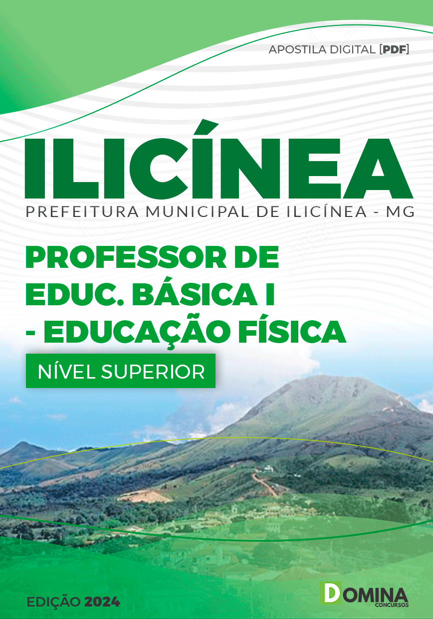 Apostila Ilicínea MG 2024 Professor De Educação Física