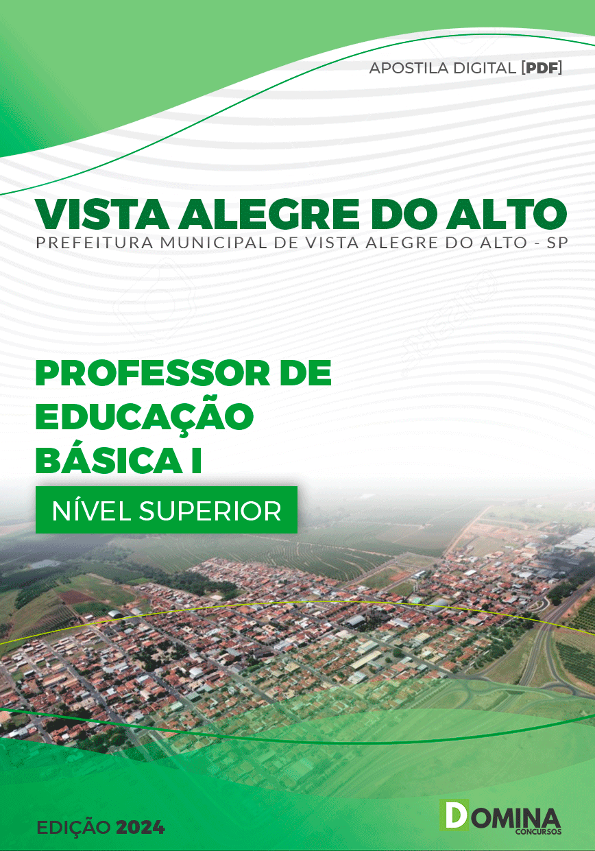 Apostila Professor Educação Básica Vista Alegre do Alto SP 2024