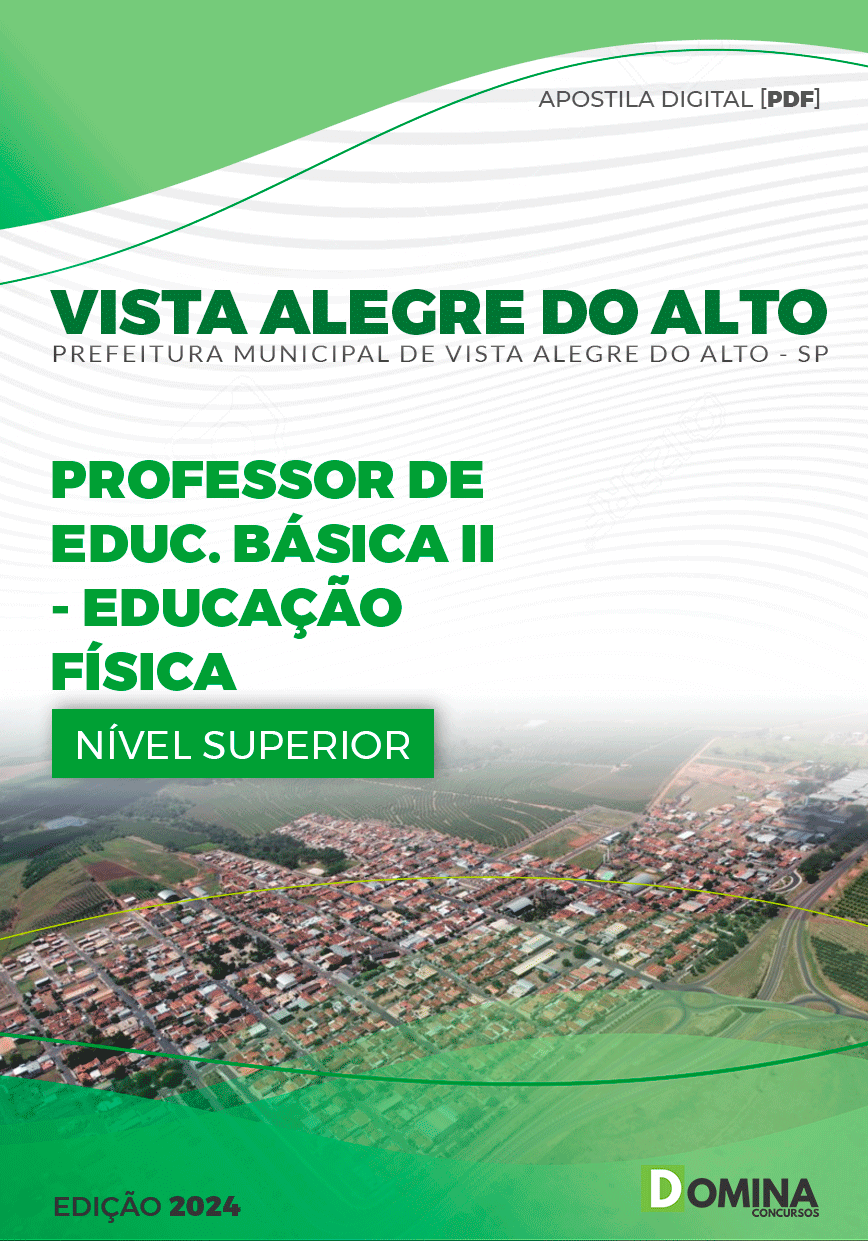 Apostila Professor Educação Física Vista Alegre do Alto SP 2024