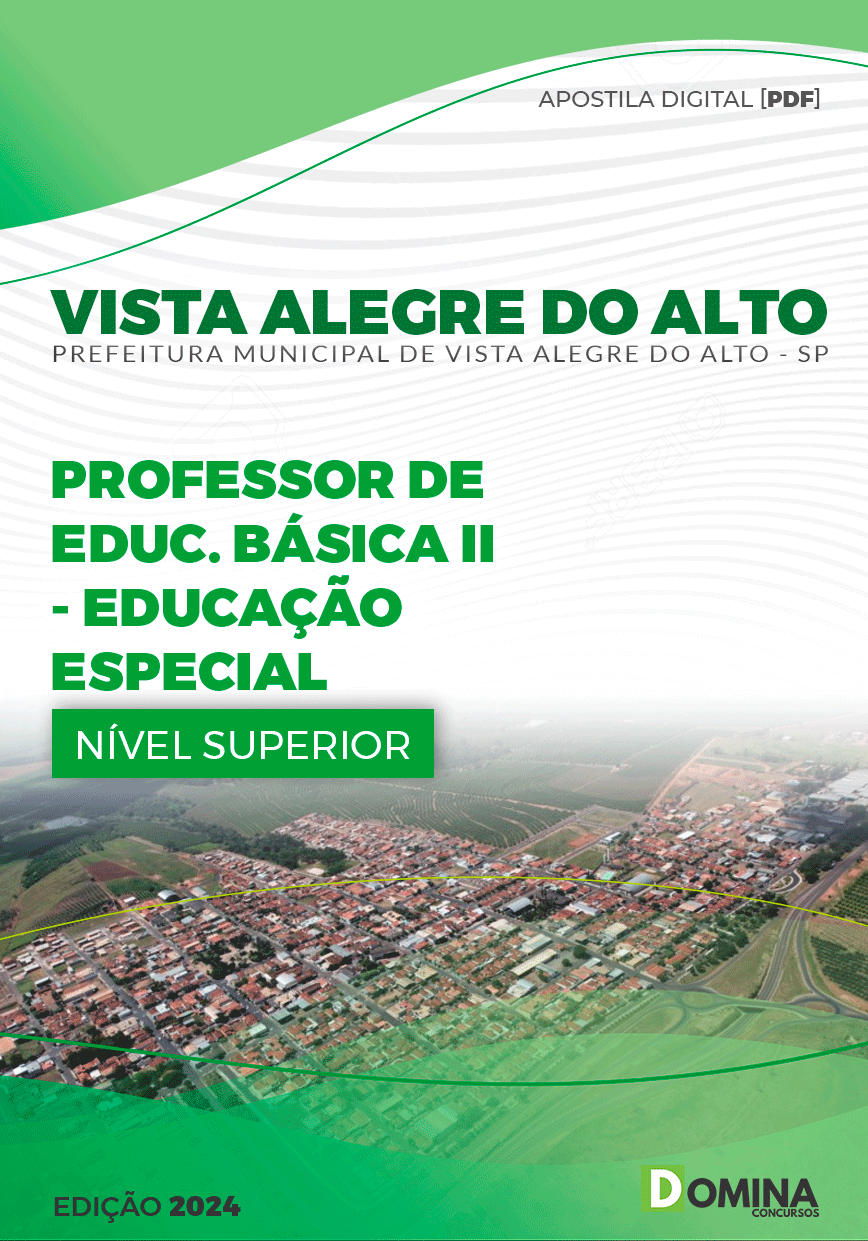 Apostila Professor Educação Especial Vista Alegre do Alto SP 2024