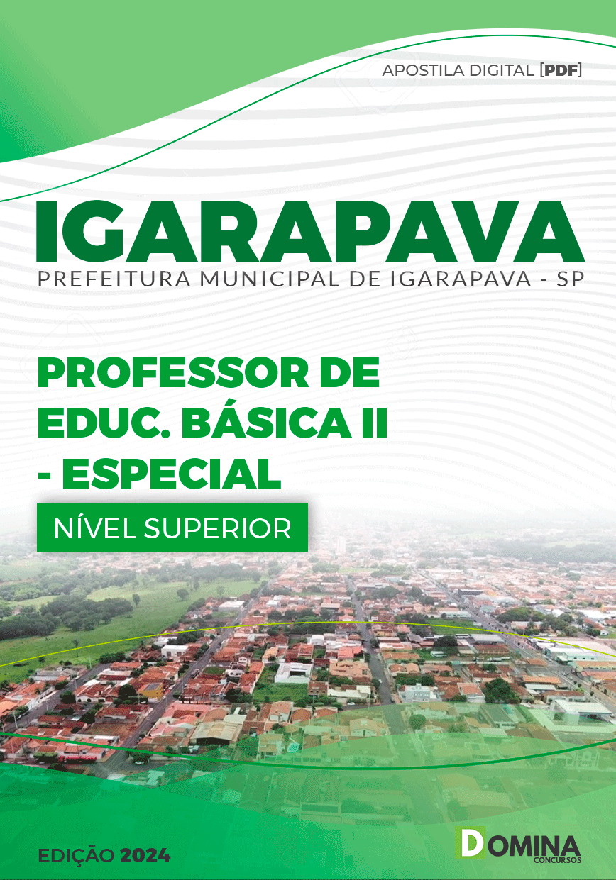 Apostila Professor de Educação Especial Igarapava SP 2024