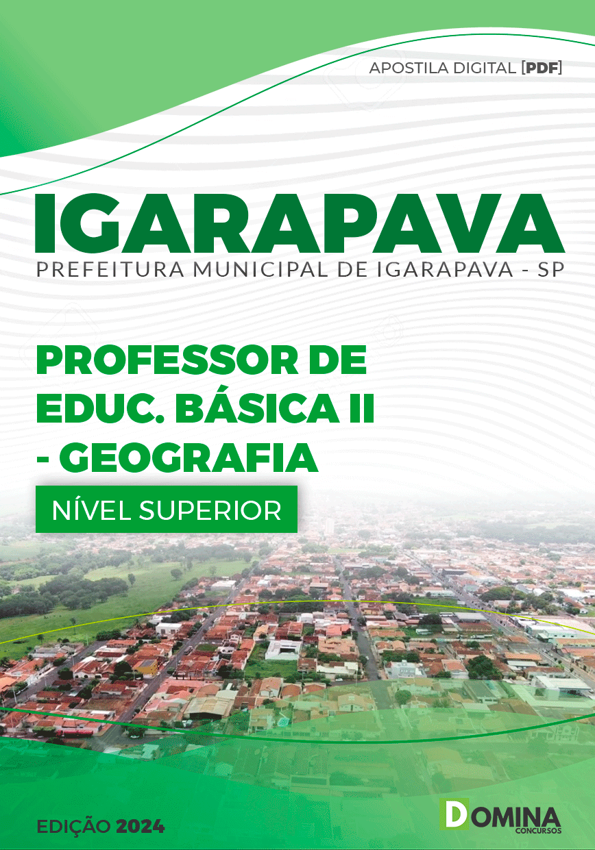 Apostila Professor de Geografia Igarapava SP 2024