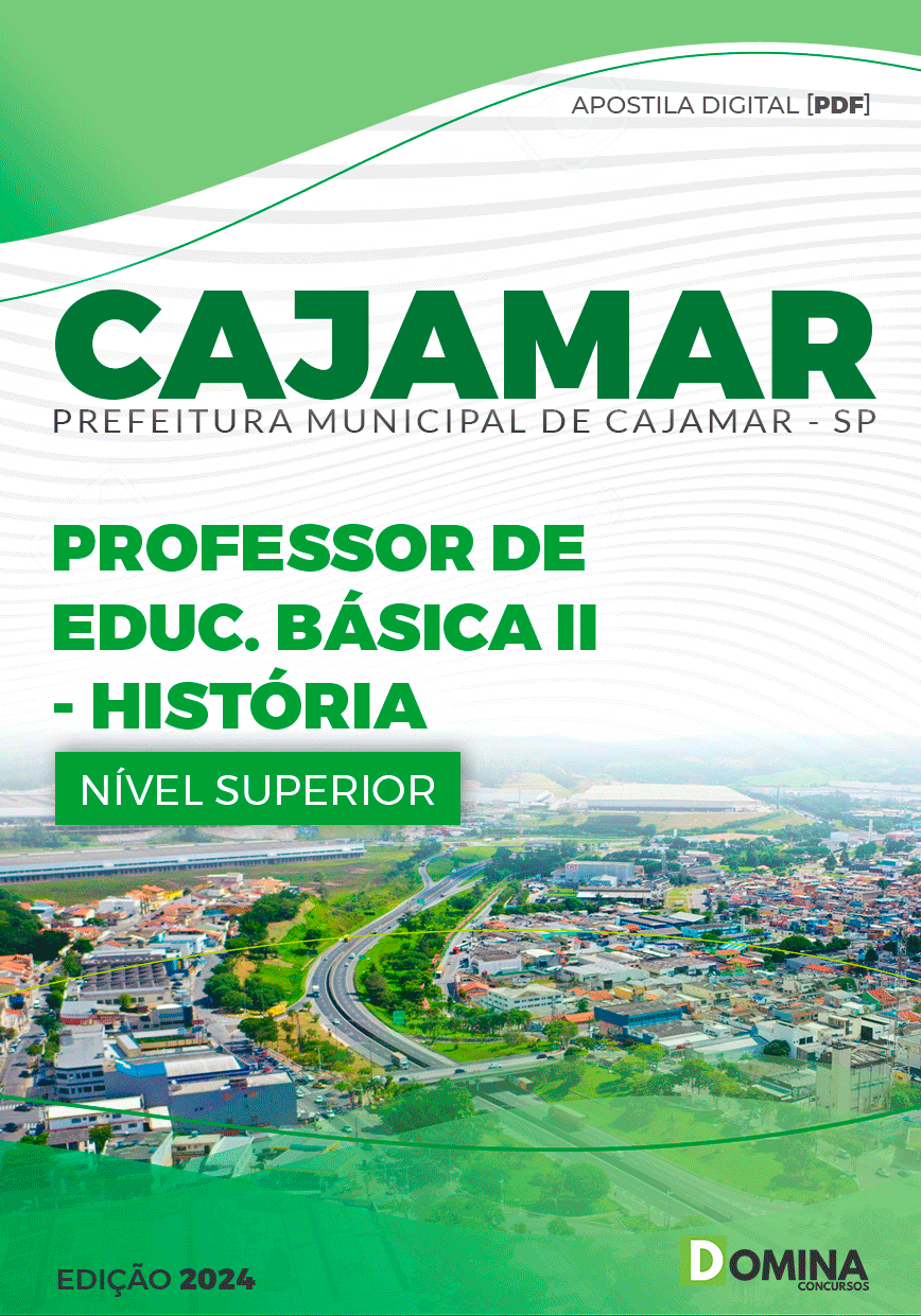 Apostila Cajamar SP 2024 Professor De História