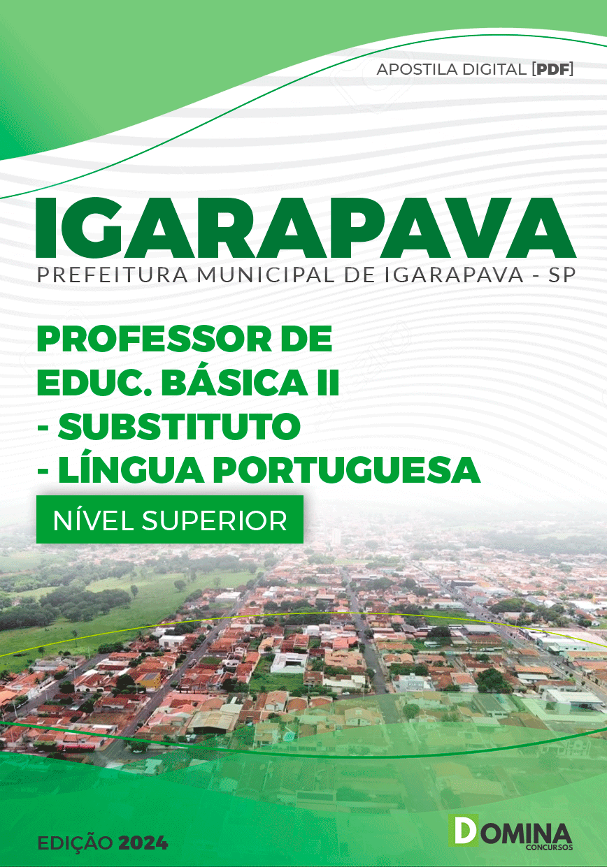 Apostila Professor de Português Igarapava SP 2024