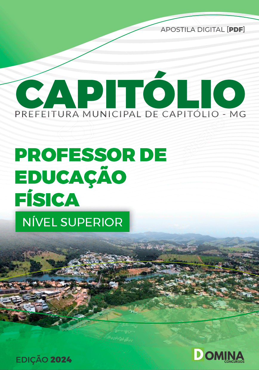 Apostila Capitólio MG 2024 Professor De Educação Física